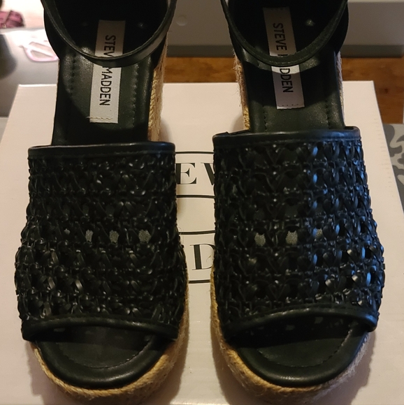 Steve Madden Wedge Sandals - Picture 2 of 5
